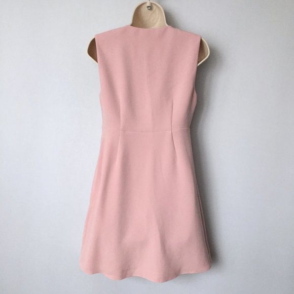 RACHEL ZOE Blush Pink Front Zipper Dress - Picture 4 of 4